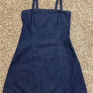 Madewell Dark Wash Denim Mini Dress Size 10